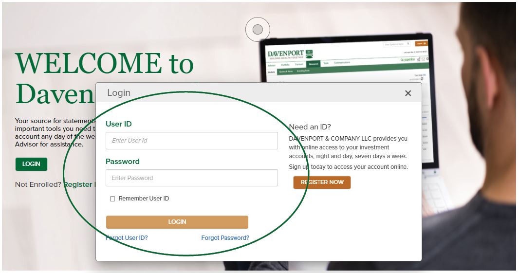 LogIn Davenport & Co.